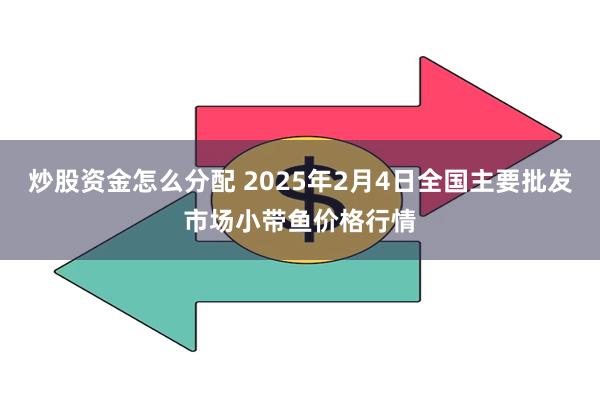 炒股资金怎么分配 2025年2月4日全国主要批发市场小带鱼价格行情